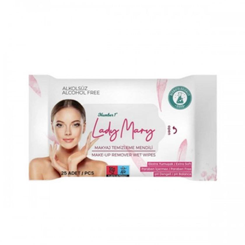 دستمال مرطوب پاک کننده آرایش لیدی ماری Lady...