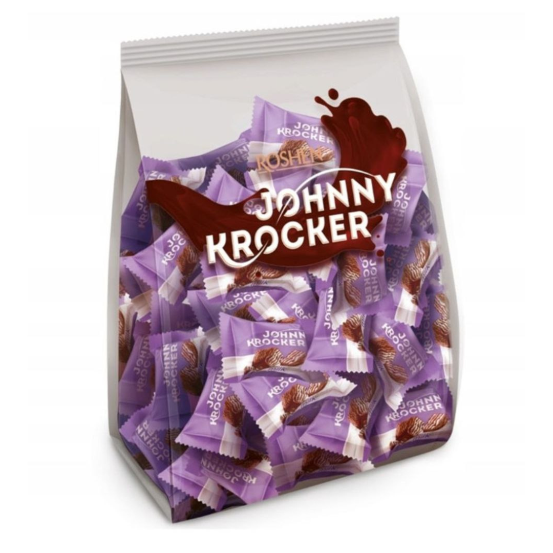 ویفر شیری جانی کراکر روشن Roshen Johnny Krocker بسته 1 کیلویی