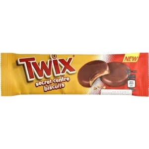 شکلات توییکس حاوی مغز کارامل Twix Secret Biscuits وزن 132 گرم