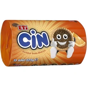 بیسکویت اتی جین با سس پرتقالی Eti Cin وزن 325 گرم