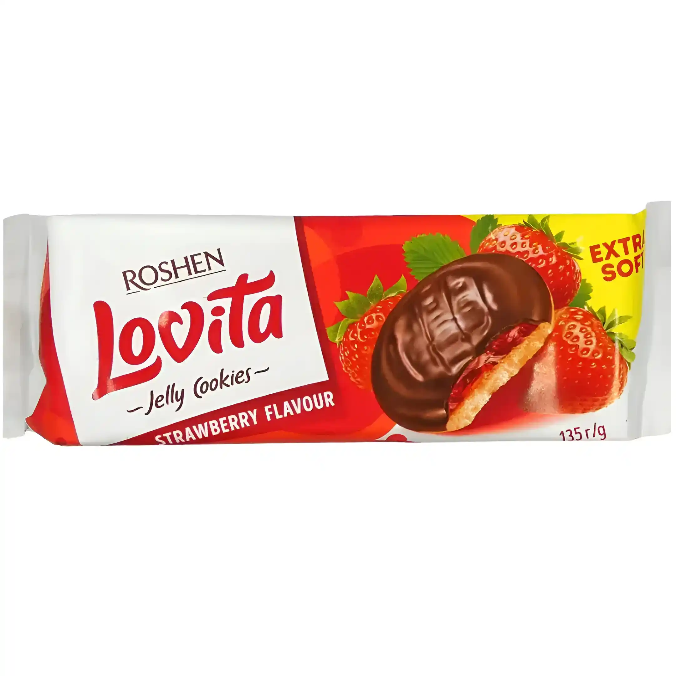 بیسکویت روشن لاویتا با ژله توت فرنگی و...