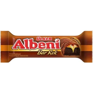 کیک آل‌بنی اولکر با مغز کارامل و روکش شکلاتی Ulker Albeni Bar Kek وزن 43 گرم