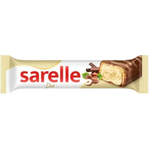 ویفر شکلاتی سارله با مغز کرم فندقی Sarelle Duo وزن33 گرم