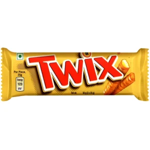 شکلات توییکس با مغز کرم کارامل Twix وزن 25 گرم