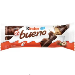 ویفر شکلاتی کیندر بوینو با مغز کرم فندقی Kinder Bueno وزن ۲5 گرم