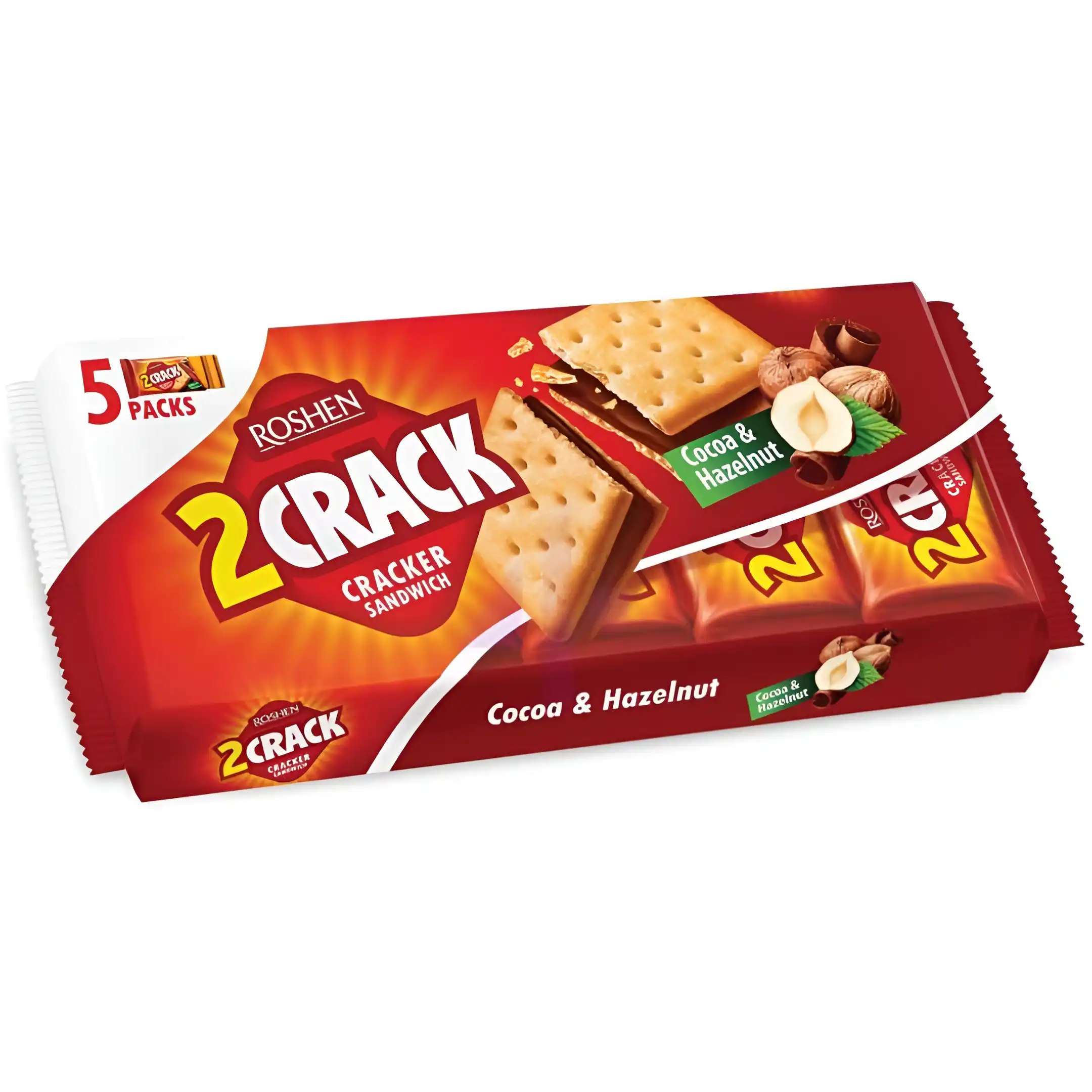 بيسکويت روشن با کرم کاکائو و فندق Roshen...