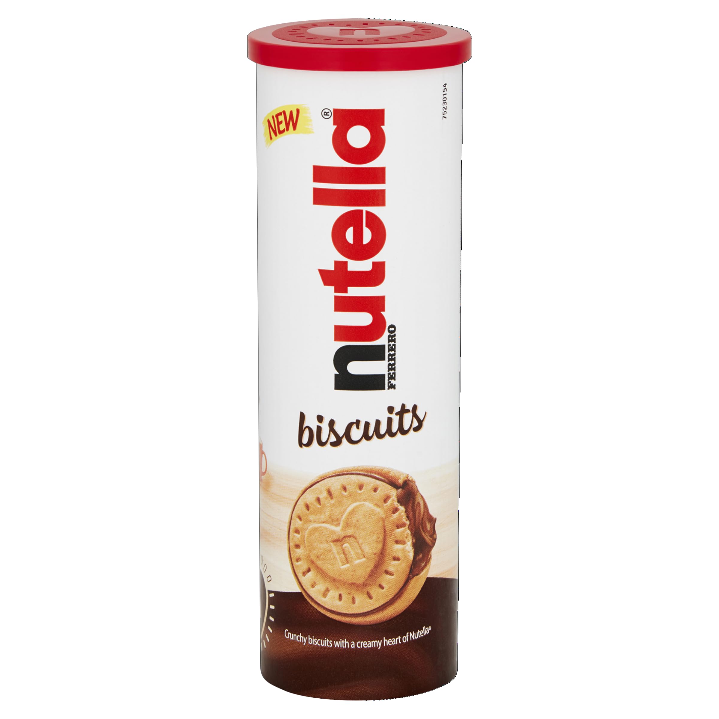 بیسکویت نوتلا nutella biscuits با کرم شکلاتی استوانه ای 12 عددی 166 گرم