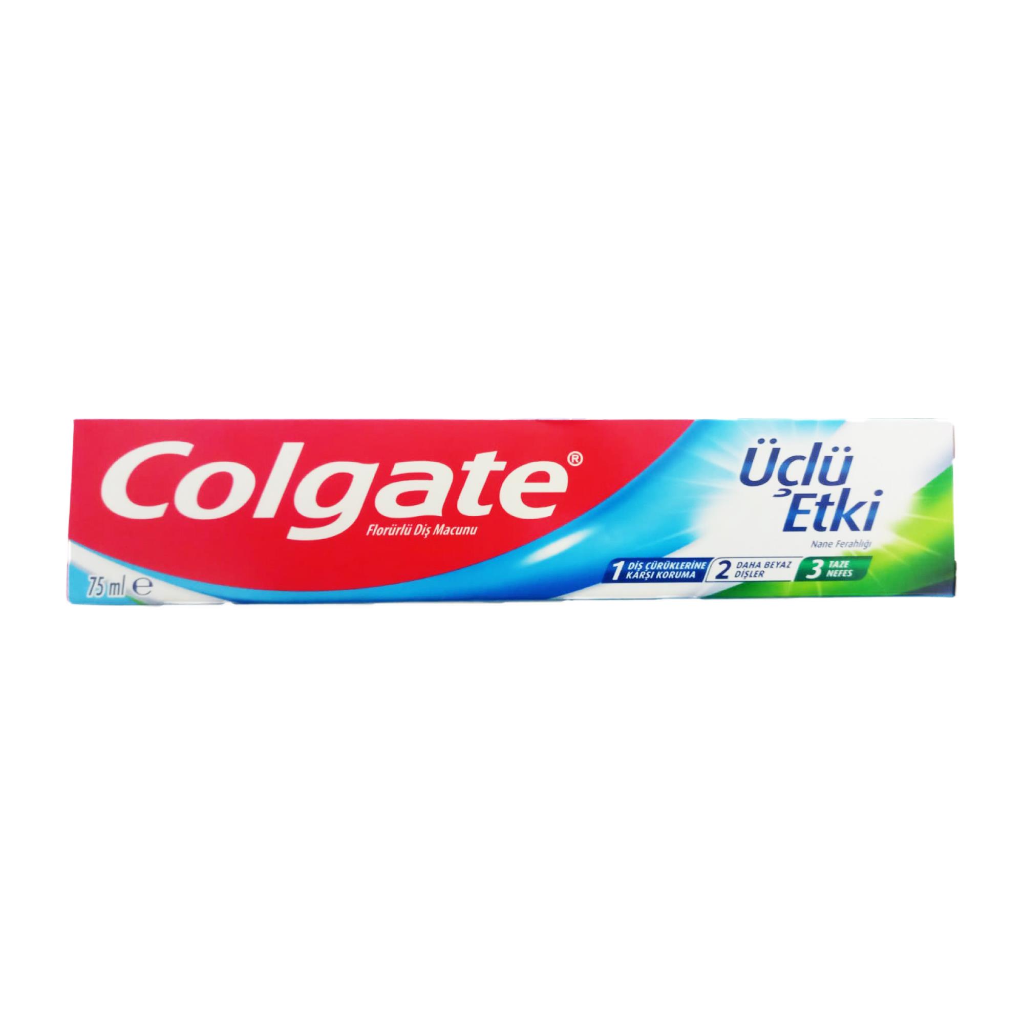 خمیر دندان کلگیت مدل Colgate Üçlü Etki حجم 75 میل