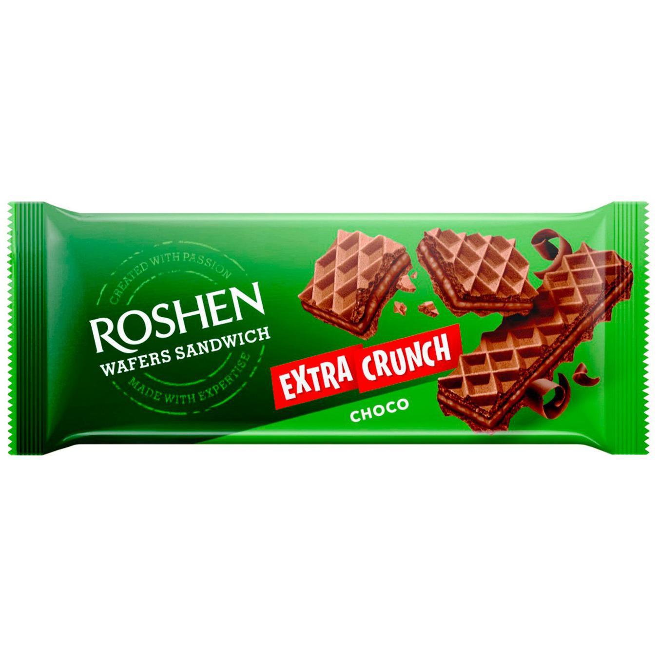 ویفر شکلاتی اکسترا کرانچ روشن Roshen Extra Crunch وزن 142 گرم