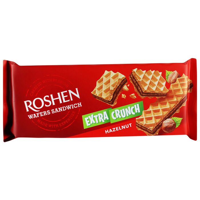 ویفر فندقی اکسترا کرانچ روشن Roshen Extra Crunch وزن 142 گرم