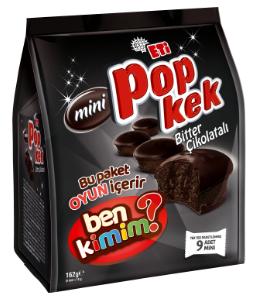 مینی پاپ کیک اتی Eti Mini Pop Kek با طعم شکلات تلخ 9 عددی 162 گرم