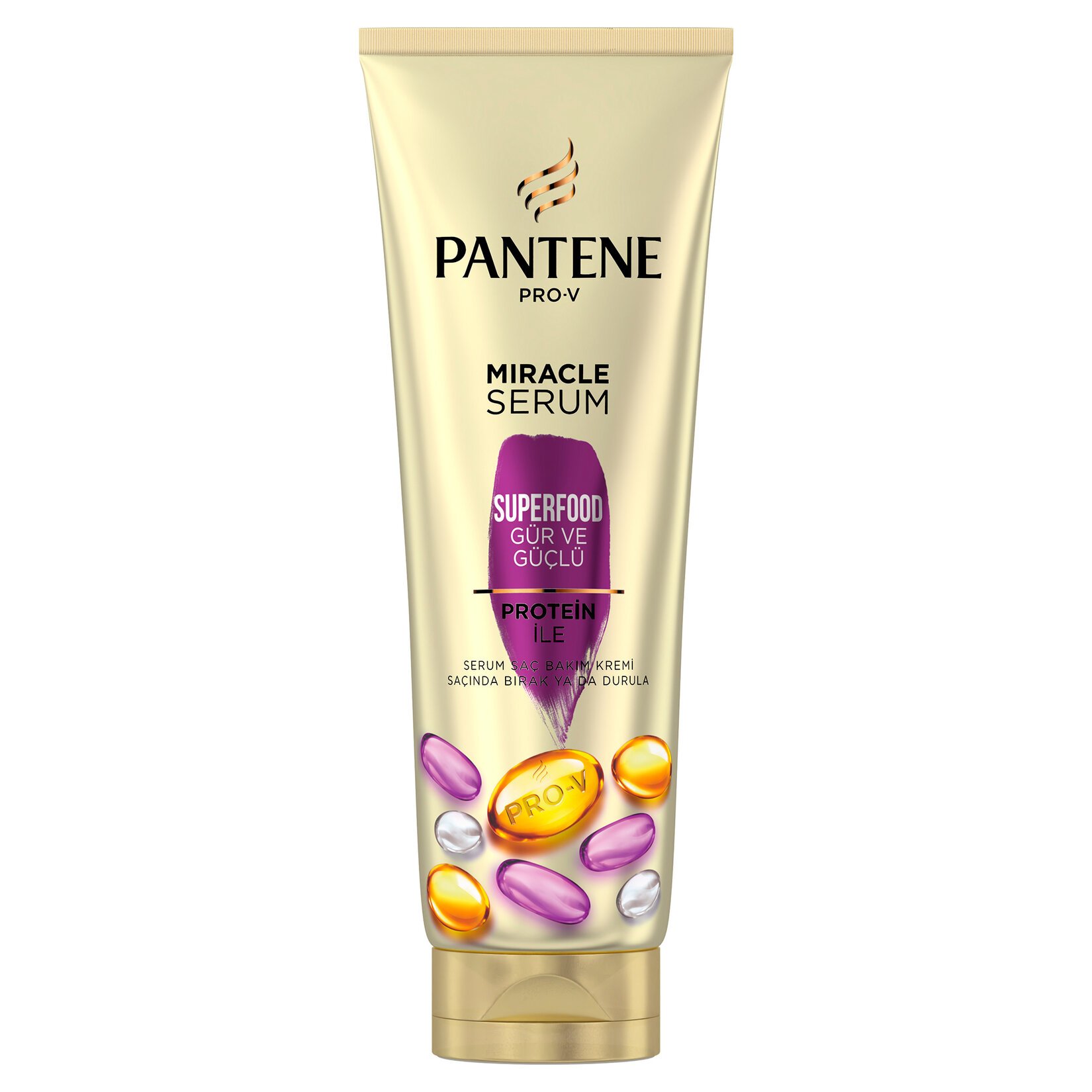 کرم مراقبت از مو پنتن Pantene سری Miracle Serum مدل Super Food حجم 200 میل