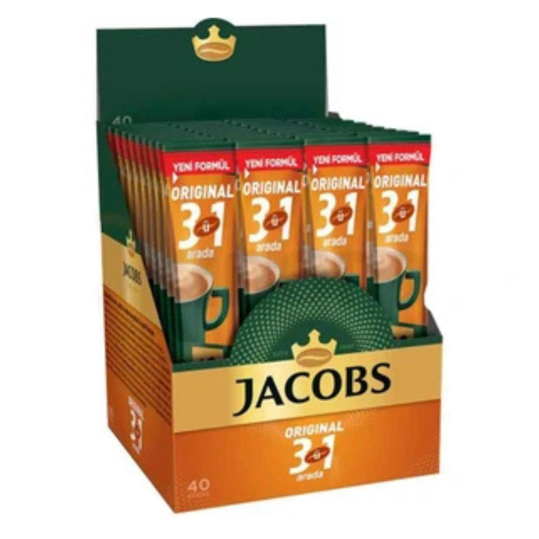 قهوه فوری 3در1 اورجینال جاکوبز Jacobs Original بسته 24 عددی