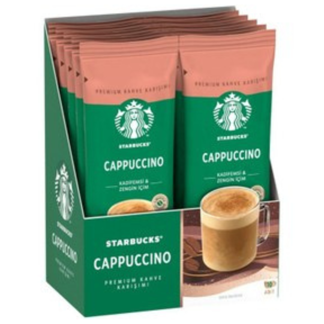 قهوه فوری استارباکس مدل کاپوچینو Starbucks Cappuccino بسته 10 عددی