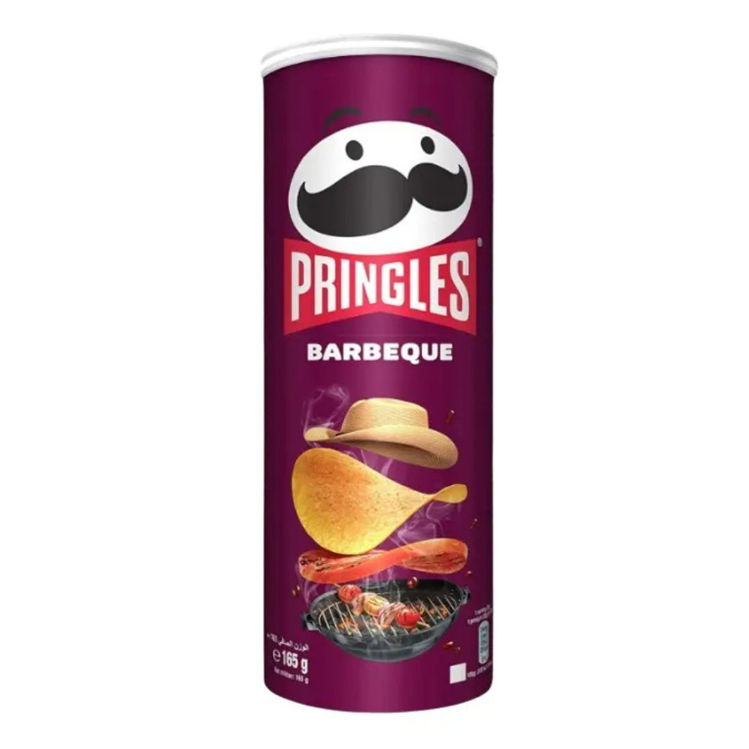 چیپس پرینگلز با طعم باربیکیو Pringles Barbeque وزن 165 گرم