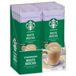 قهوه فوری استارباکس مدل موکا سفید Starbucks White Mocha بسته 10 عددی