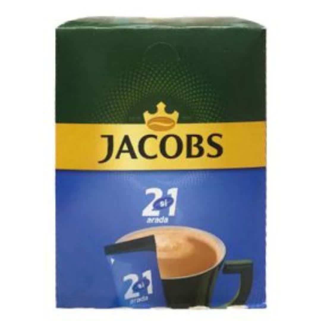 قهوه فوری جاکوبز دو در یک 10 عددی JACOBS 2IN1 ARADA وزن 140 گرم