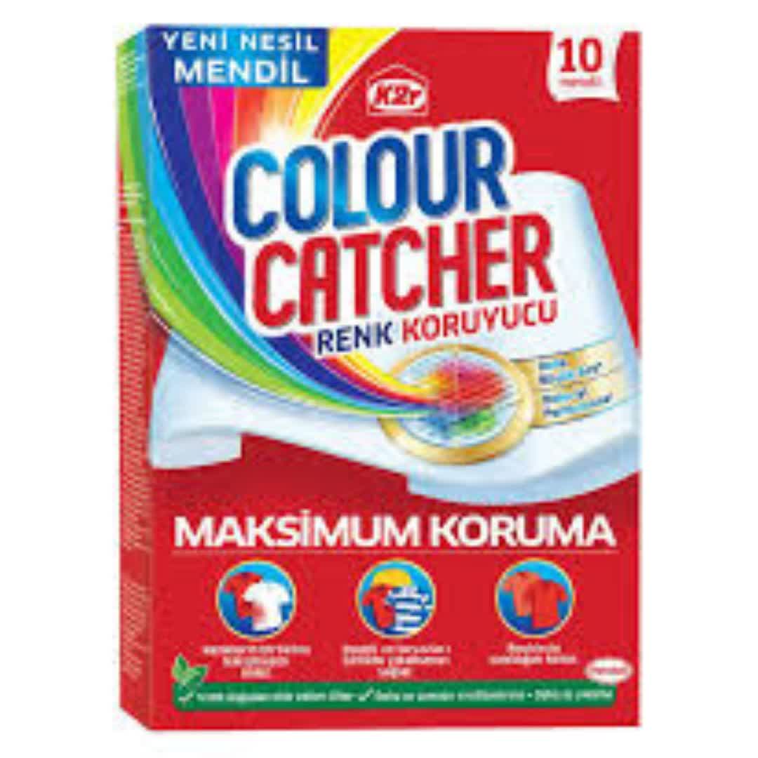 دستمال جذب رنگ لباس هنکل مدل COLOUR CATCHER بسته 10 عددی