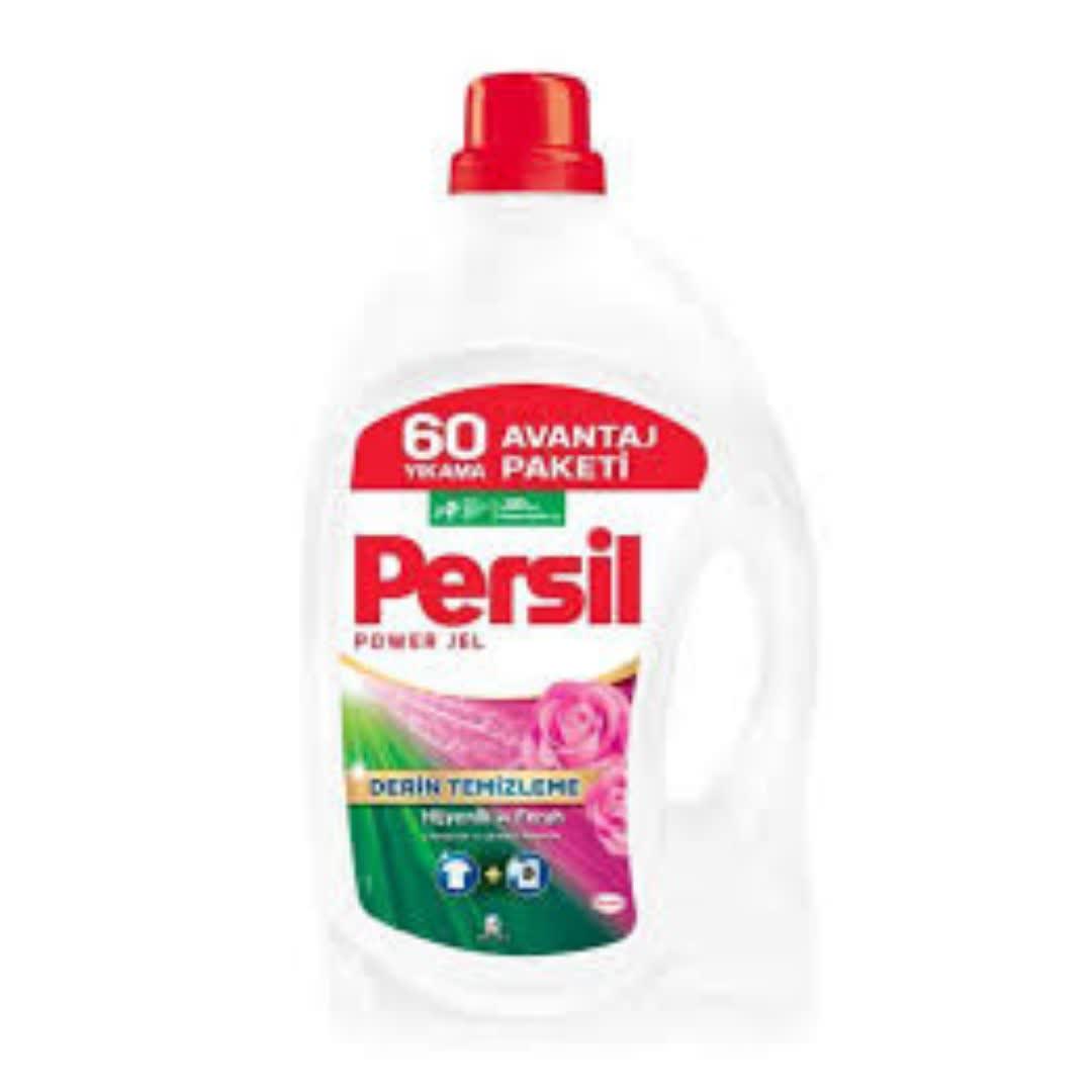 مایع لباسشویی پرسیل Persil ترکیه 60 بار مصرف با رایحه گل رز حجم 3900 میل