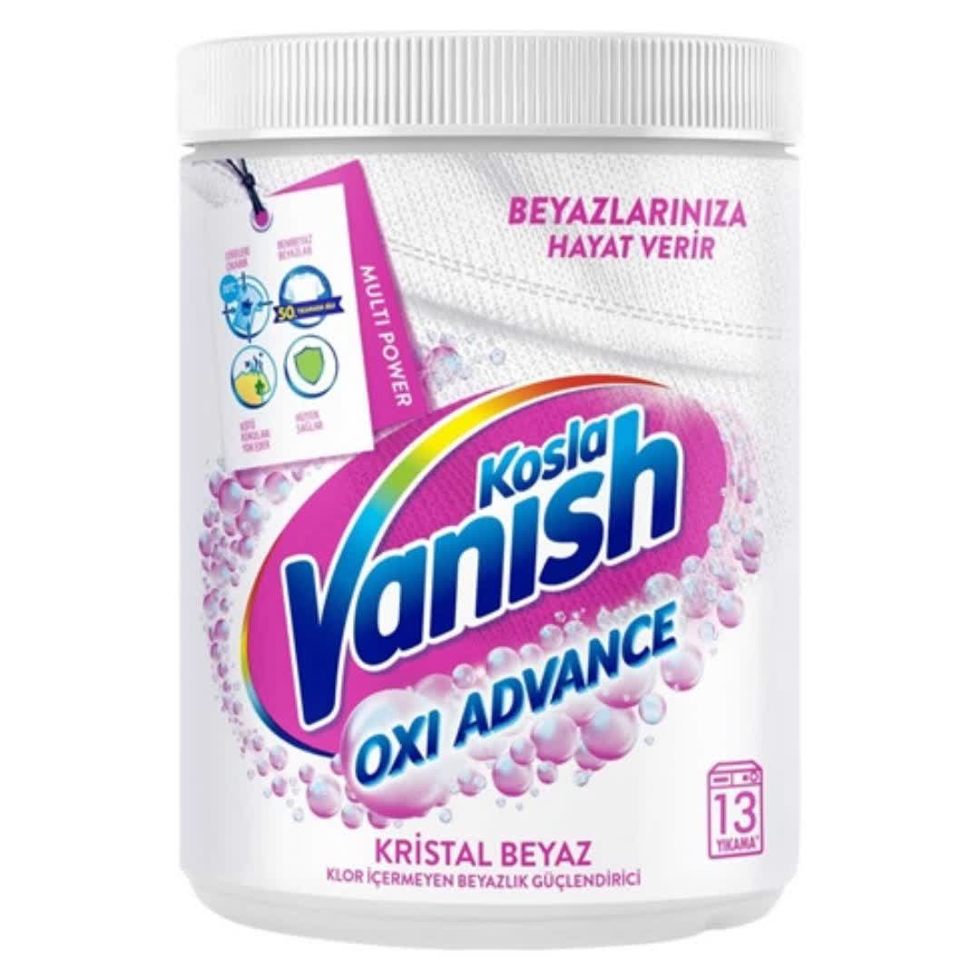 پودر لکه بر لباس ونیش Vanish مدل Oxi Advance مناسب لباس های سفید وزن 400 گرم