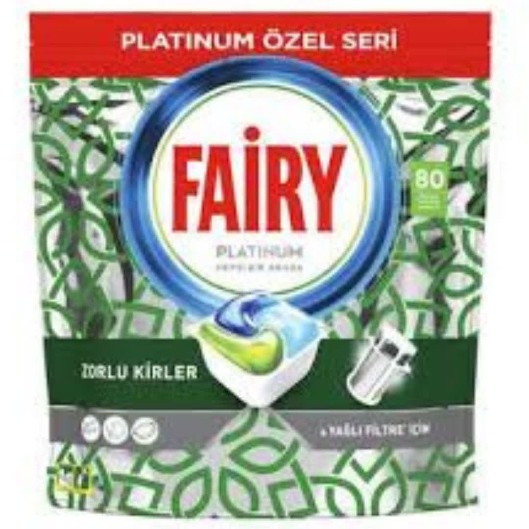 قرص ماشین ظرفشویی فیری Fairy مدل پلاتینیوم Fairy Platinum بسته 80 عددی