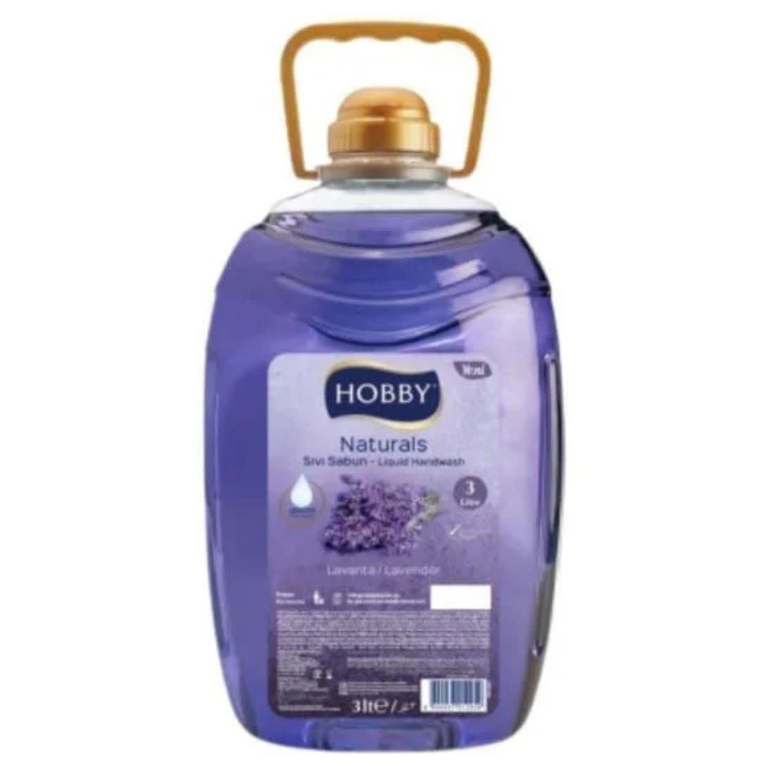 مایع دستشویی هوبی HOBBY رایحه گل اسطوخودوس حجم 3 لیتر