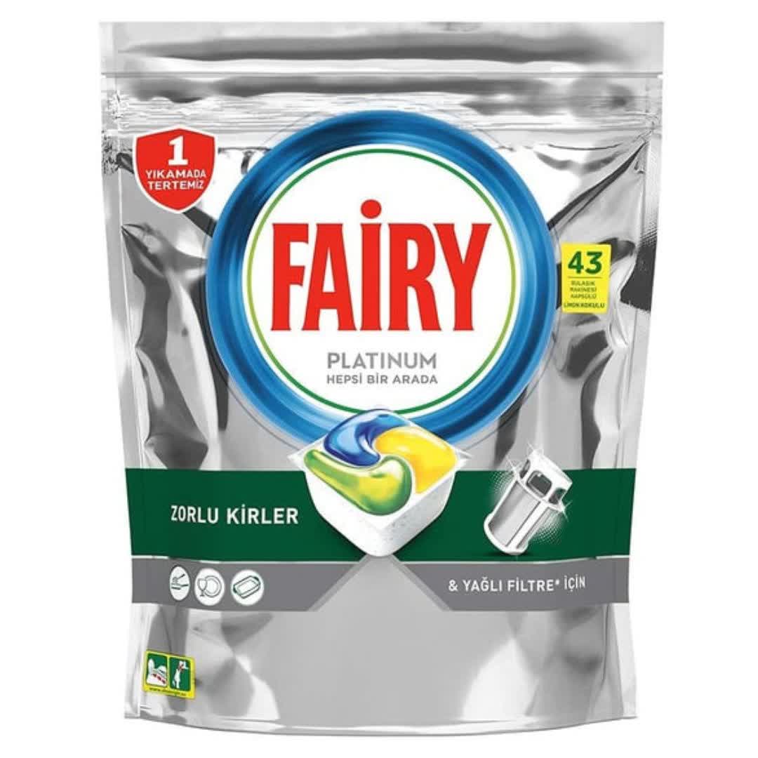 قرص ماشین ظرفشویی فیری مدل پلاتینیوم Fairy Platinum بسته 43 عددی