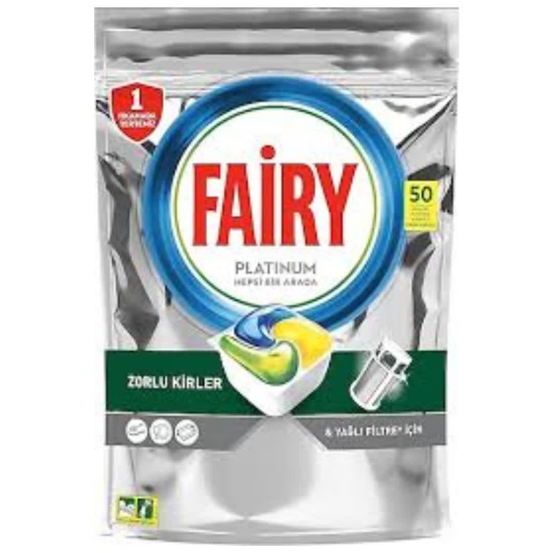 قرص ماشین ظرفشویی فیری مدل پلاتینیوم Fairy Platinum بسته 50 عددی