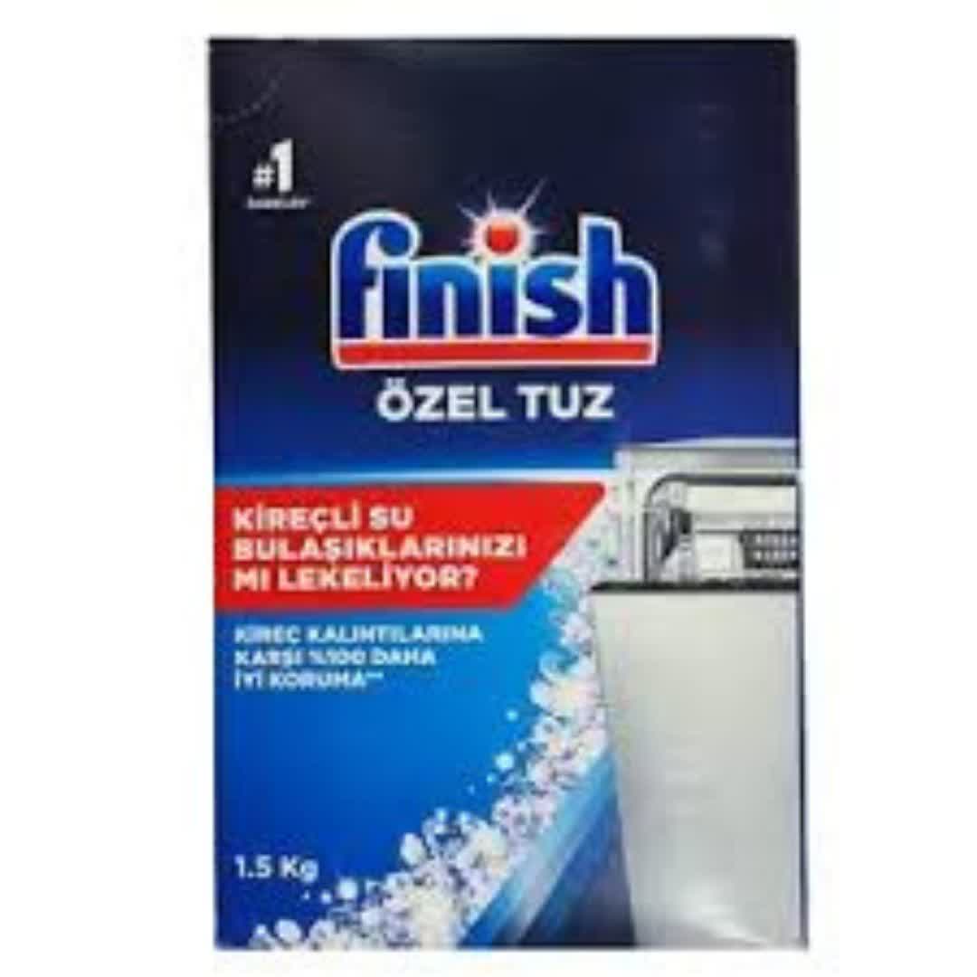 نمک ماشین ظرفشویی فینیش Finsh مدل Ozel Tuz Black وزن 1500 گرم