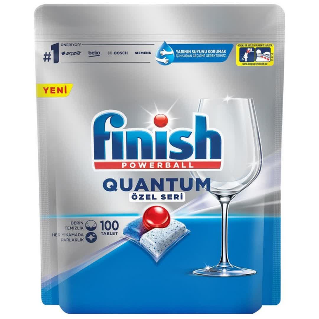 قرص ماشین ظرفشویی فینیش کوانتوم Finish Quantum بسته 100 عددی