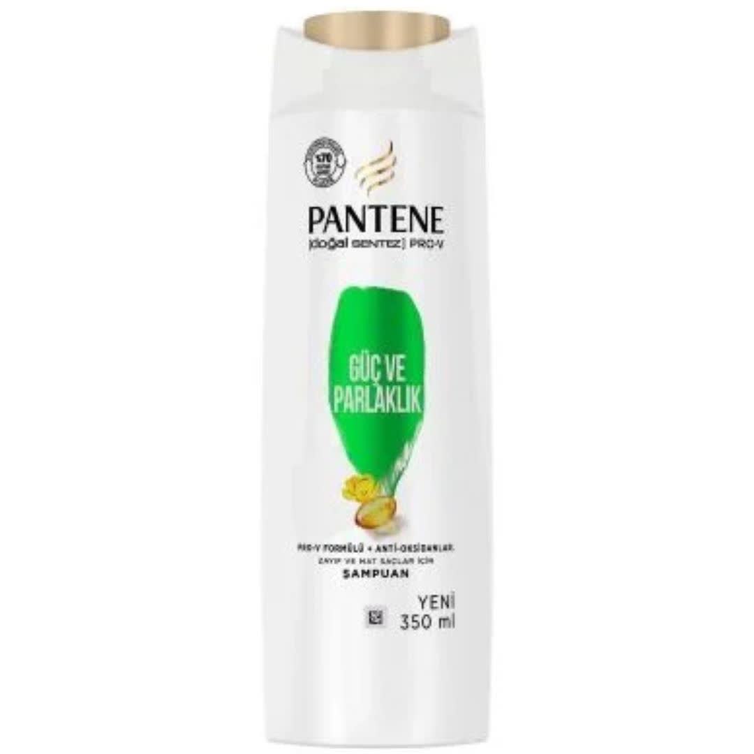 شامپو تقویت کننده مو پنتن Pantene مدل Guc ve parlaklik حجم 350 میل