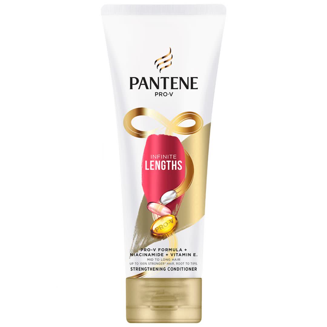 نرم کننده مو پنتن Pantene مدل Infinite Lengths مناسب موهای بلند و آسیب دیده 275 میل