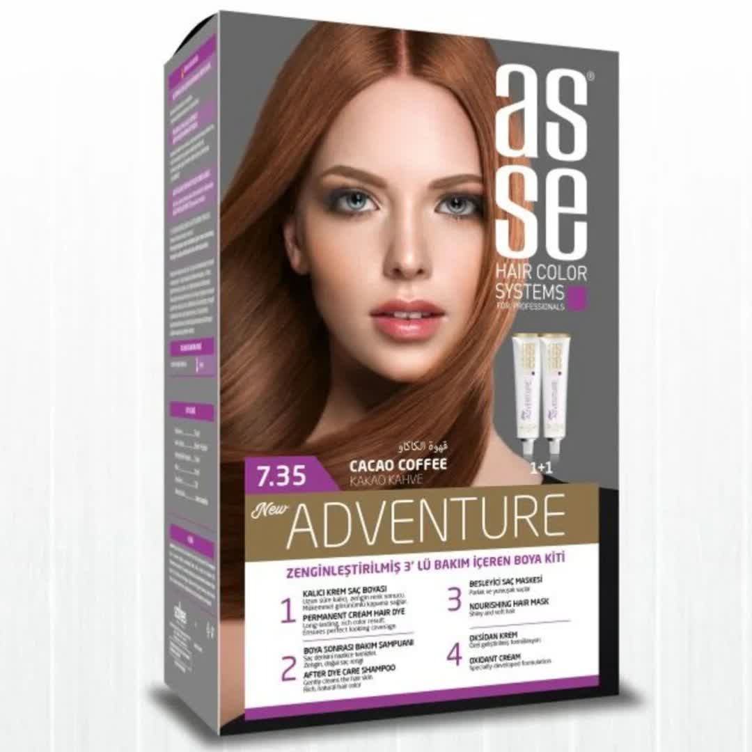 رنگ مو بدون آمونیاک آسه Asse Cocoa Brown...