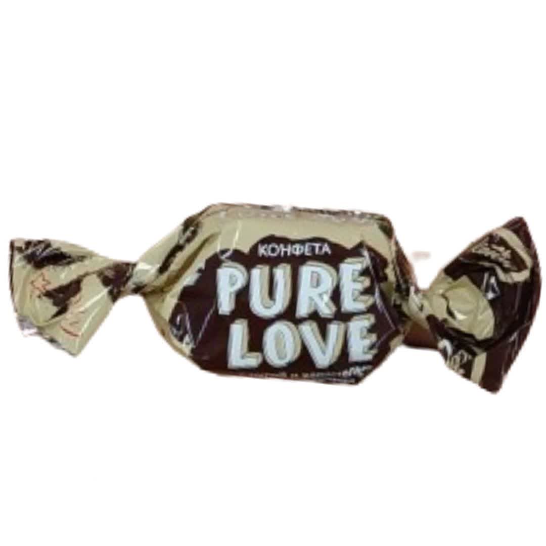 شکلات پذیرایی روسی کنتی پیور لاو Konti PURE LOVE Nougat نوقا با طعم کاراملی بسته یک کیلوگرمی