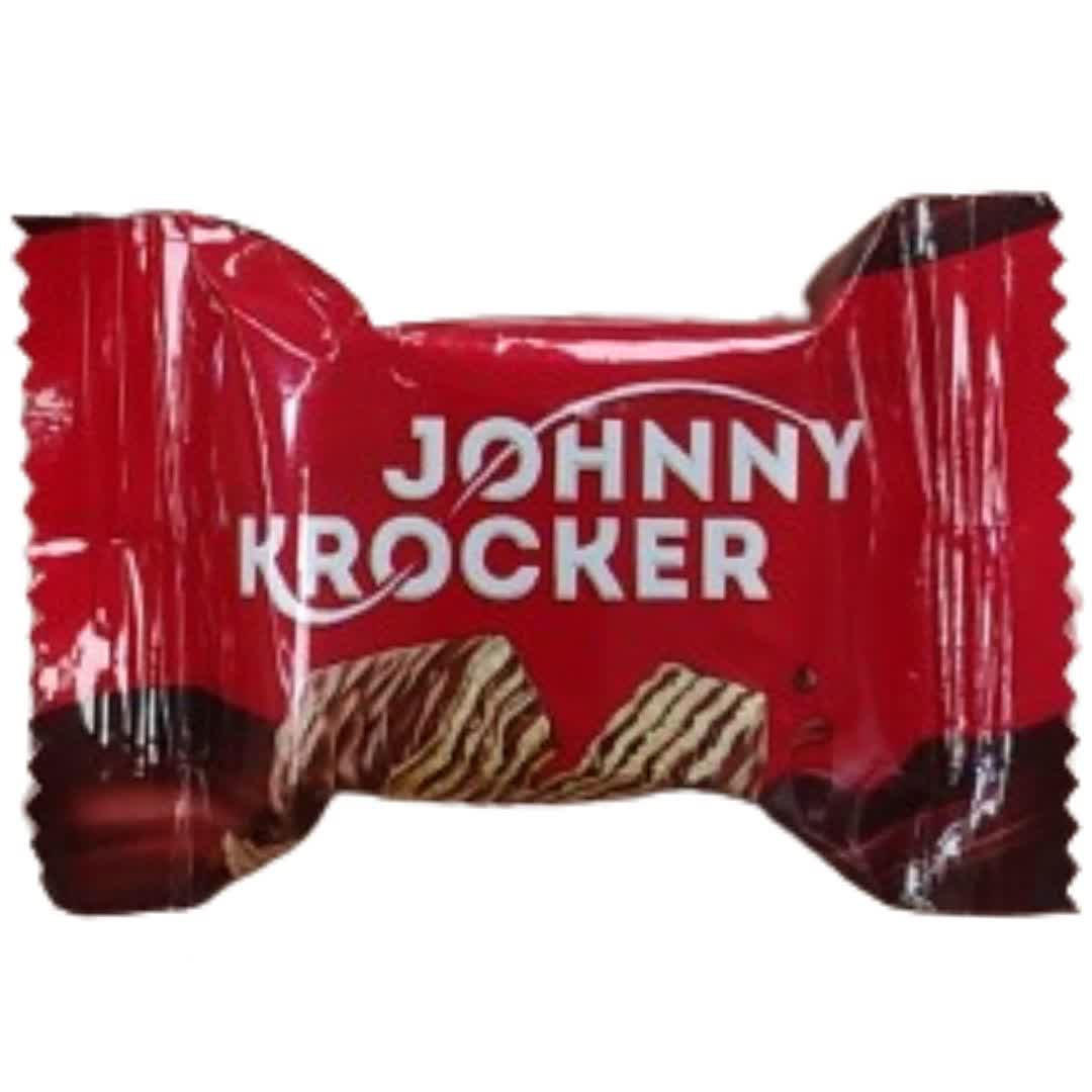 ویفر شکلات پذیرایی جانی کراکرز روشن Roshen johnny krockers با طعم شکلاتی بسته 1 کیلویی