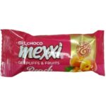 شکلات پذیرایی پفکی مکسی اوت چوکو Mexxi Oat choco با طعم هلو بسته یک کیلویی