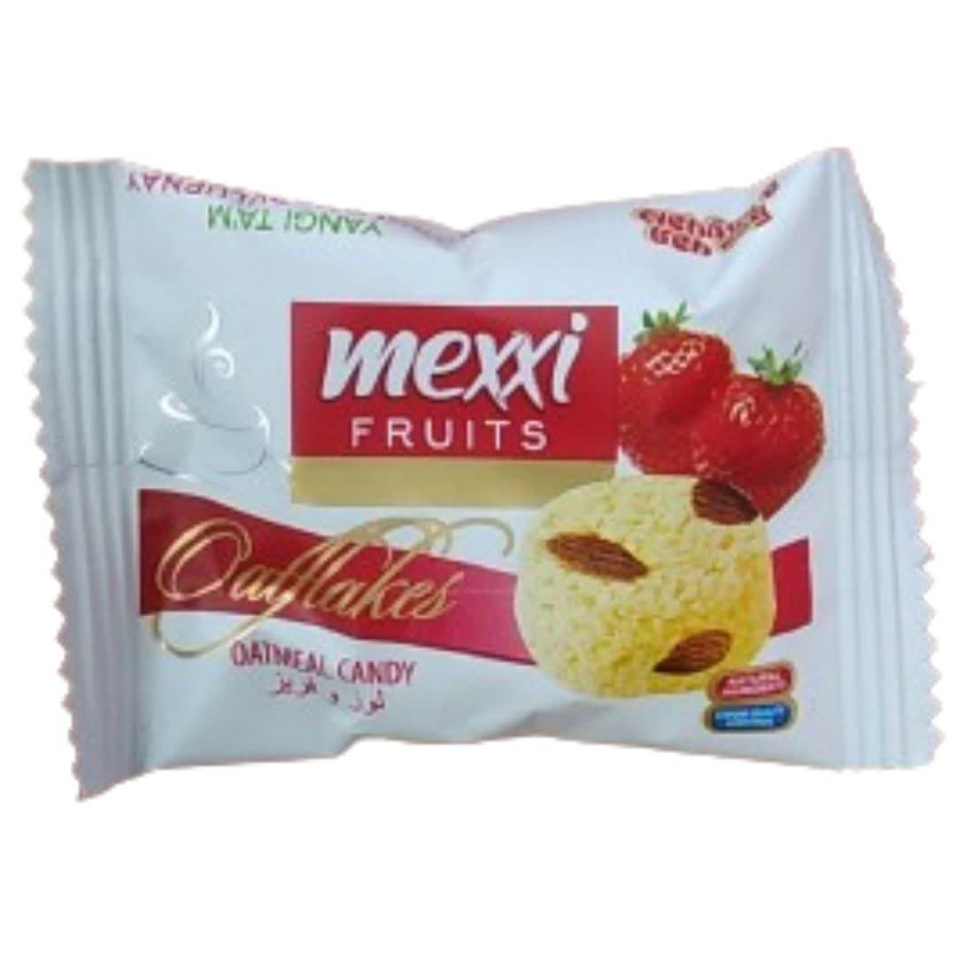 شکلات پذیرایی مکسی فروت Mexxi Fruit با طعم توت فرنگی بسته یک کیلویی