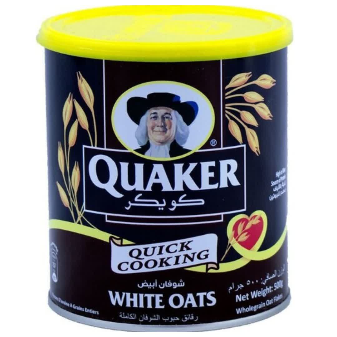 جو دو سر سفید کواکر Quaker وزن 500 گرم