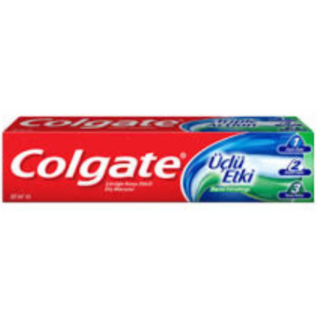 خمیردندان سه کاره کلگیت Colgate مدل 1.2.3 Üçlü Etki با رایحه نعناع 100 میلی لیتر