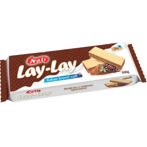 ویفر لی لی ناتی با کرم کاکائویی Nati Lay-Lay Kakao Kremli Vafli وزن 500 گرم