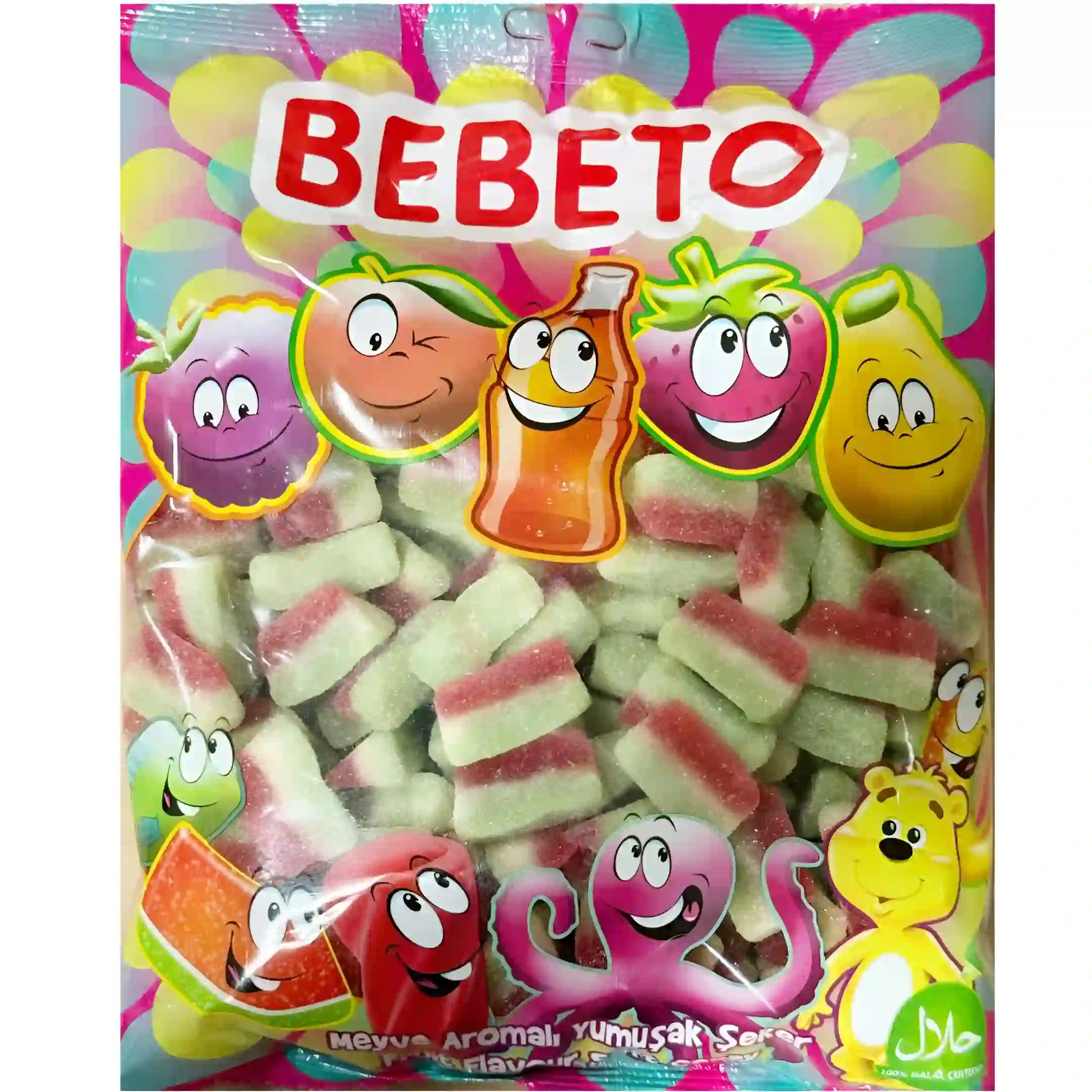 پاستیل ببتو مدل هندوانه شکری Bebeto بسته یک...