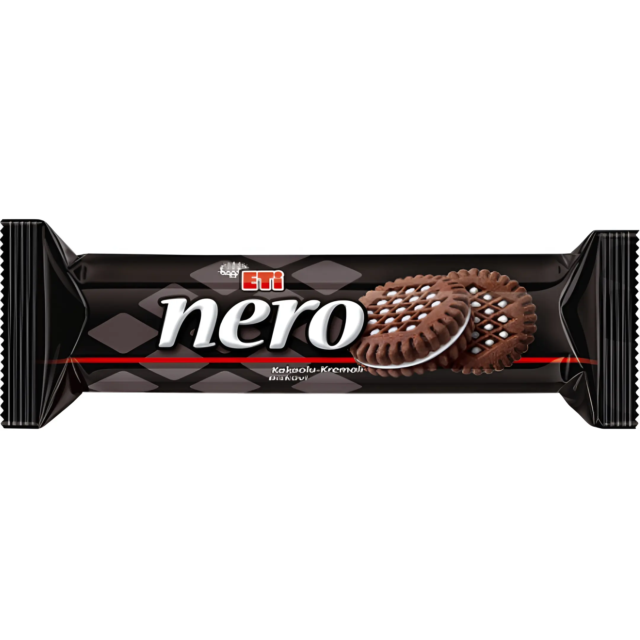 بیسکویت کاکائویی نرو اتی با کرم وانیلی Eti...