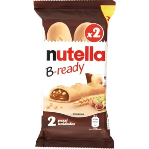 بیسکویت شکلاتی نوتلا با مغز فندقی Nutella B-ready بسته 2 عددی وزن 44 گرم