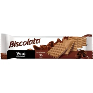 ویفر ونی بیسکولاتا با کرم شکلات Biscolata Veni Çikolatali وزن 110 گرم