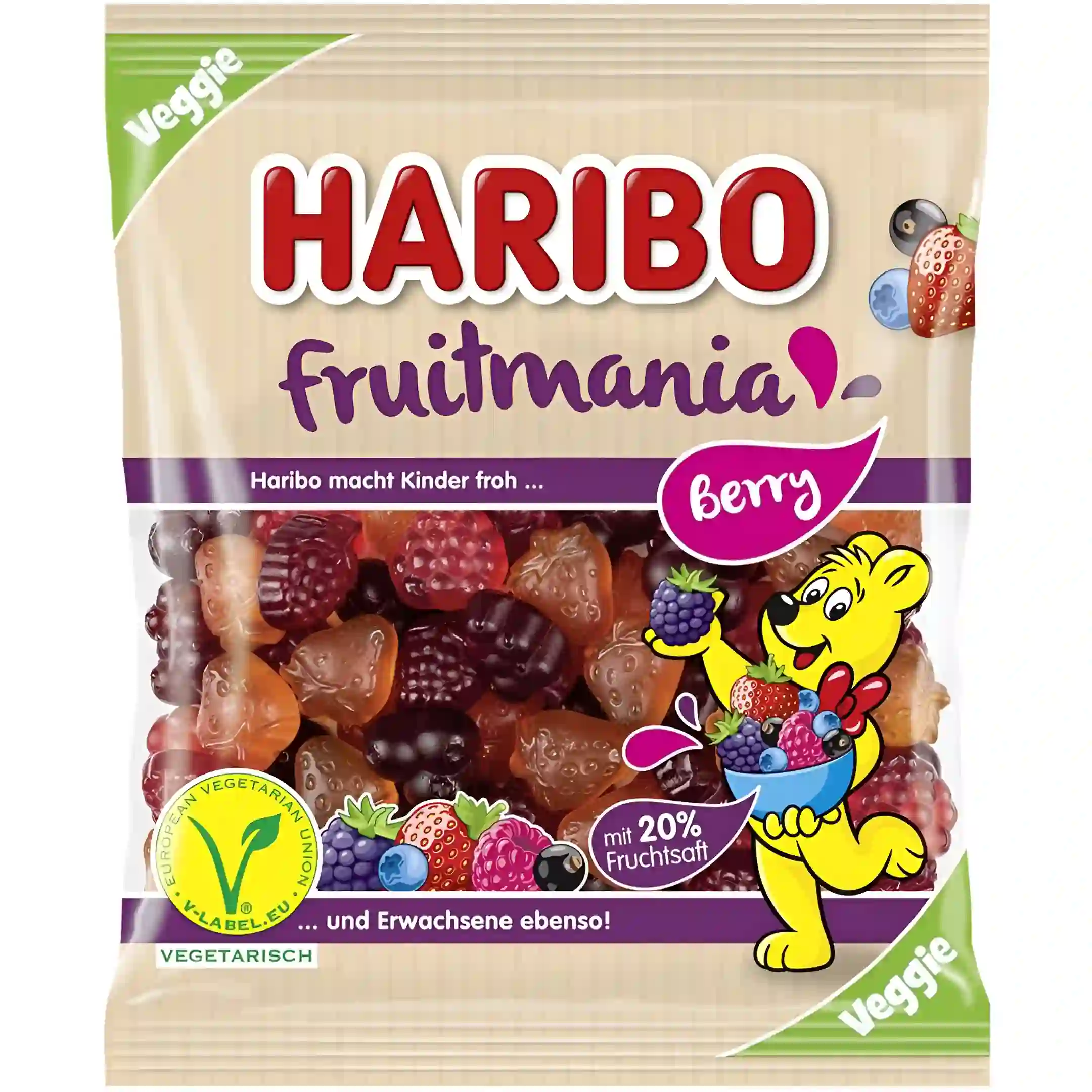 پاستیل میکس میوه های بری هاریبو Haribo Fruitmania...