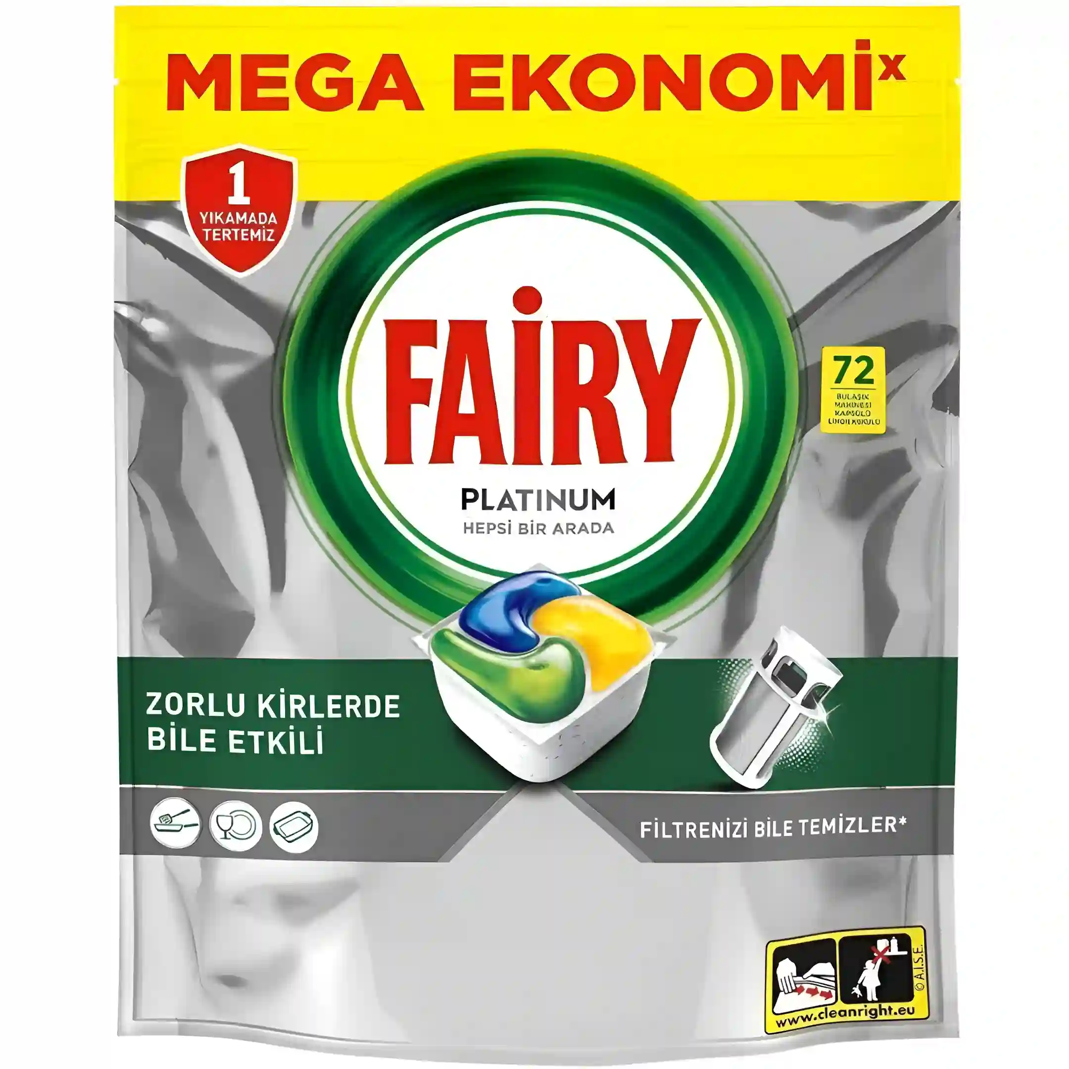 قرص ماشین ظرفشویی فیری پلاتینیوم Fairy Platinum بسته...