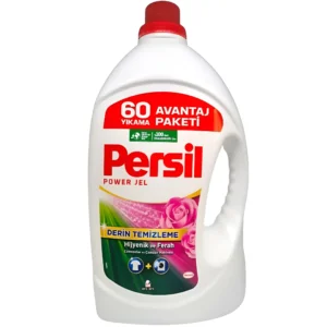 مایع لباسشویی پرسیل 60 بار مصرف با رایحه گل رز Persil Avantaj Paketi حجم 3900 میل