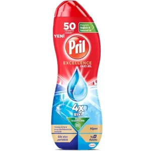 ژل ماشین ظرفشویی دوفاز اکسلنس هیجن پریل Pril Excellence Duo Jel Hijyen حجم 900 میل