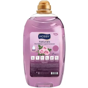 مایع دستشویی هوبی با رایحه گل رز Hobby Naturals حجم 3000 میل
