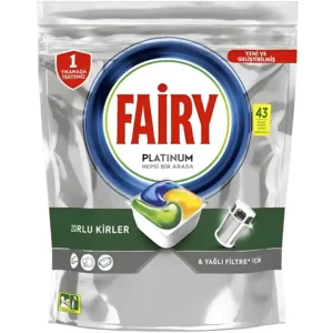 قرص ماشین ظرفشویی فیری پلاتینیوم Fairy Platinum بسته 43 عددی وزن 500 گرم